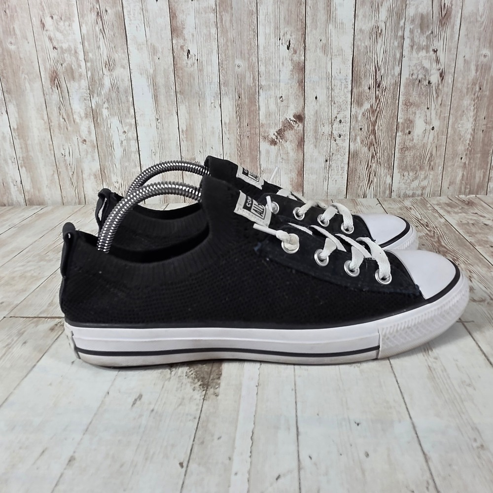 Converse Chuck Taylor All Star Shoreline Knit Black Slip On Sneakers Women